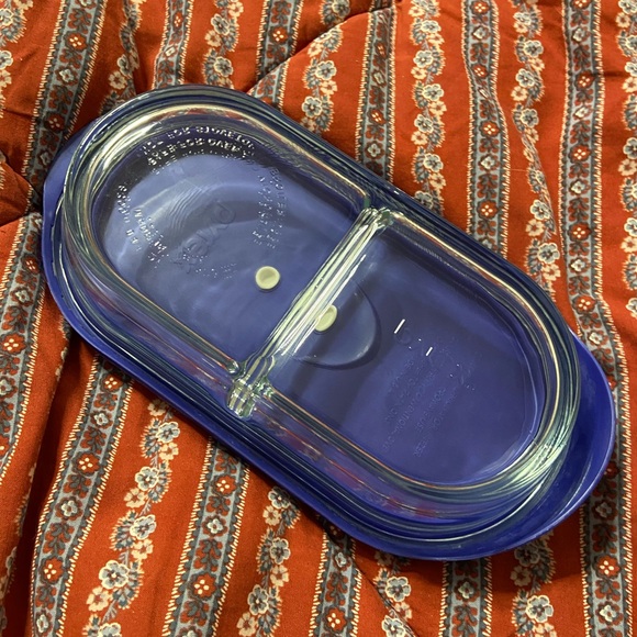 PYREX 2Set Divided Glass Containers w/ Lid - Picture 3 of 6